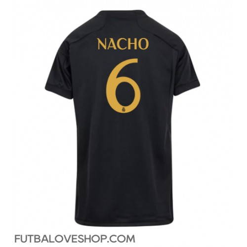 Dres Real Madrid Nacho #6 Tretina pre Ženy 2023-24 Krátky Rukáv